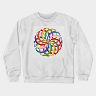 RAINBOW TORUS YANTRA Crewneck Sweatshirt